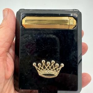 Vintage DuBarry Flatter Plus Compact w Lipstick Art Deco Vanity Makeup Set